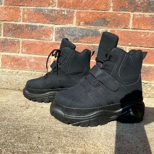 dagon high top bubble trainers